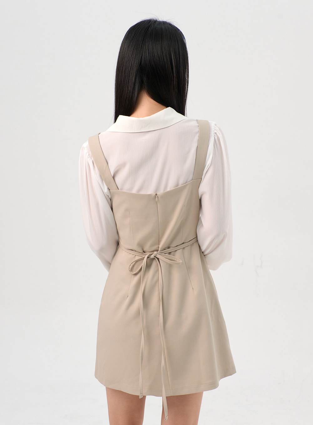 Square Neck Sleeveless Mini Dress OS302