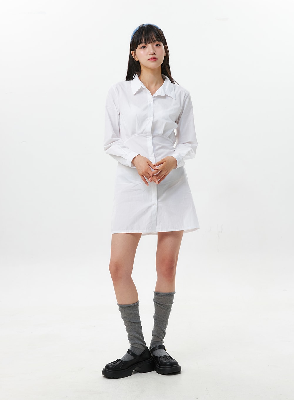 Shirt Mini Dress OS302