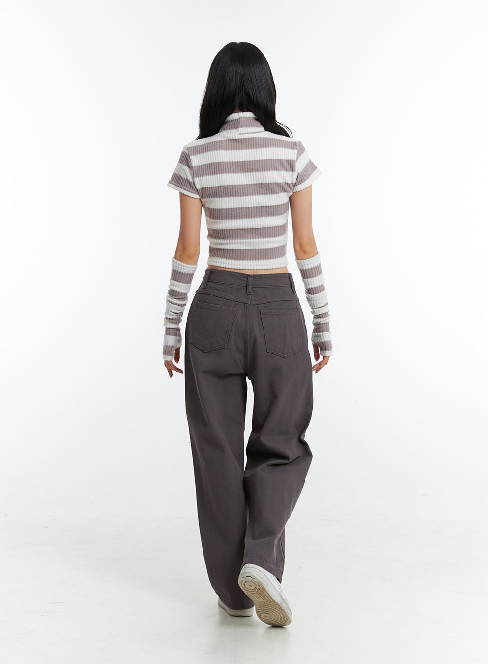 Straight Fit Cotton Pants ON329