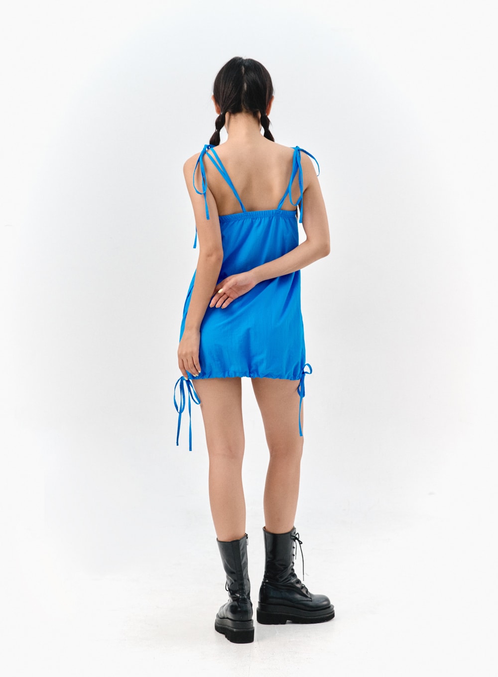 Sleeveless Side-Tie Mini Dress IS304