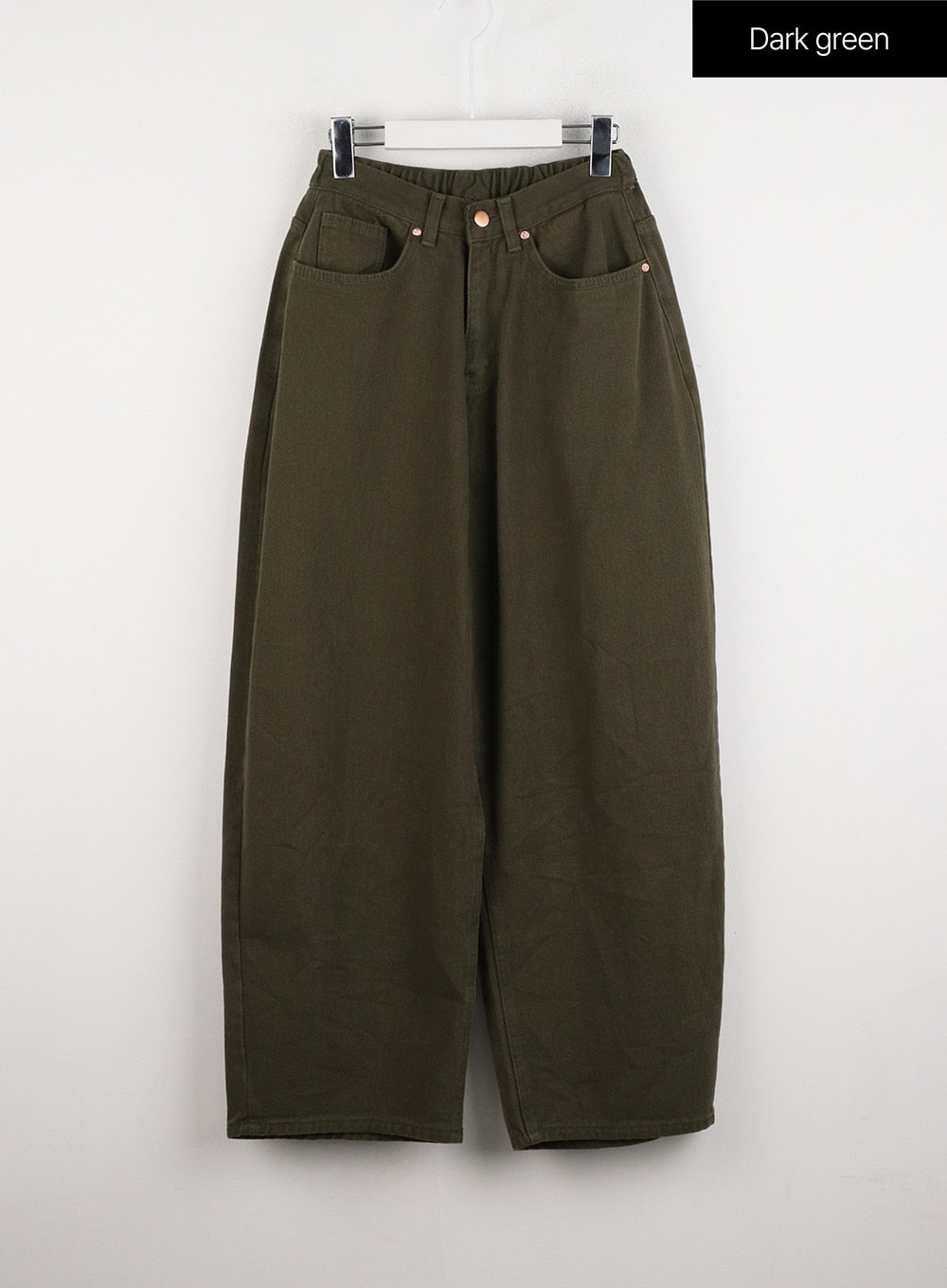 Full-Length Mid-Rise Wide Leg Street Pants ID305