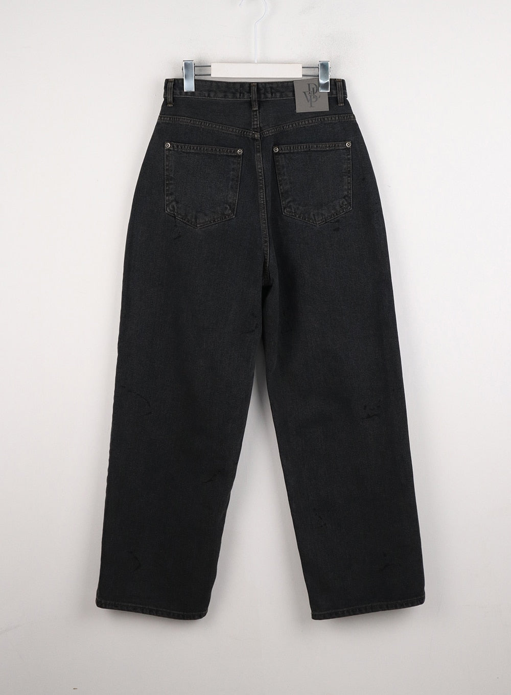 Star Washed Wide Leg Jeans ID306