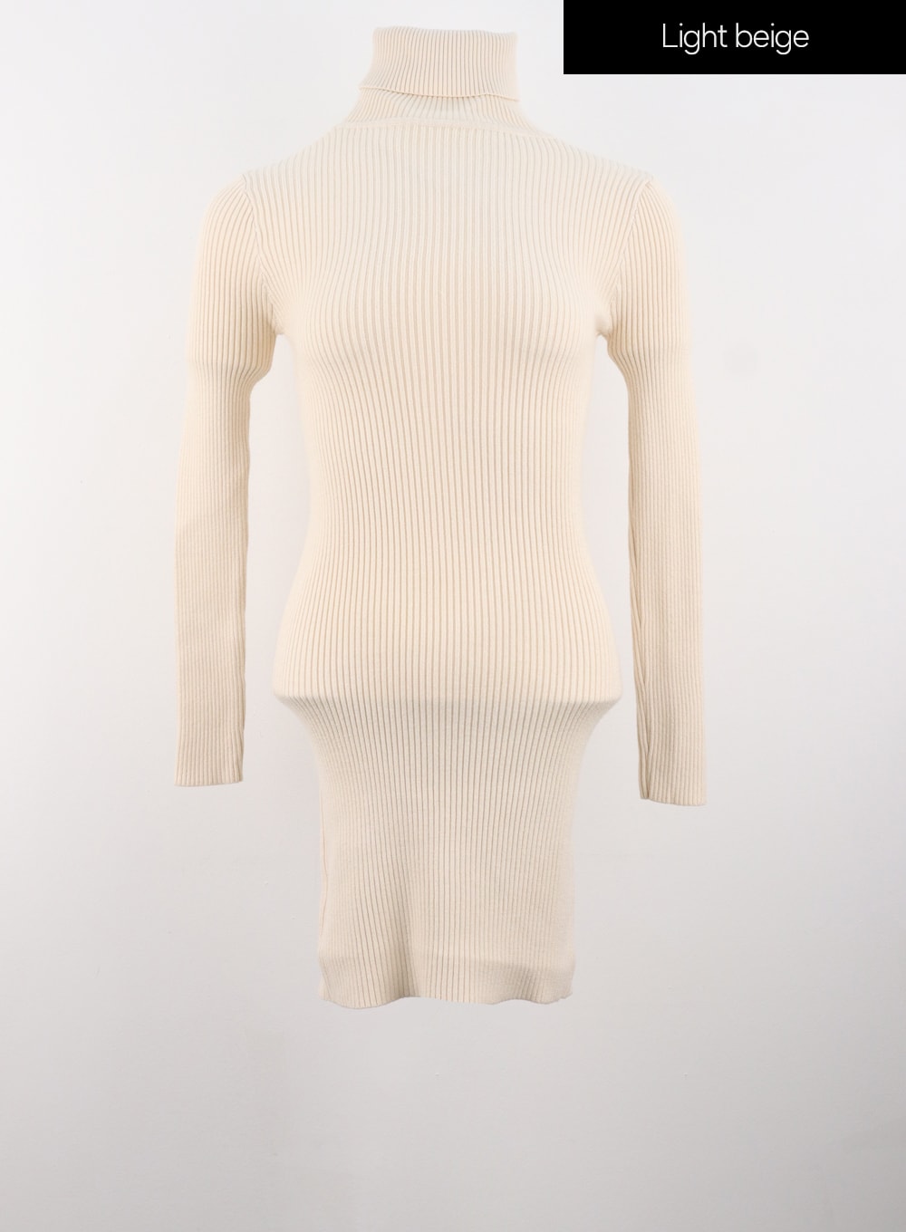 Turtle Neck Mini Sweater Dress IS305