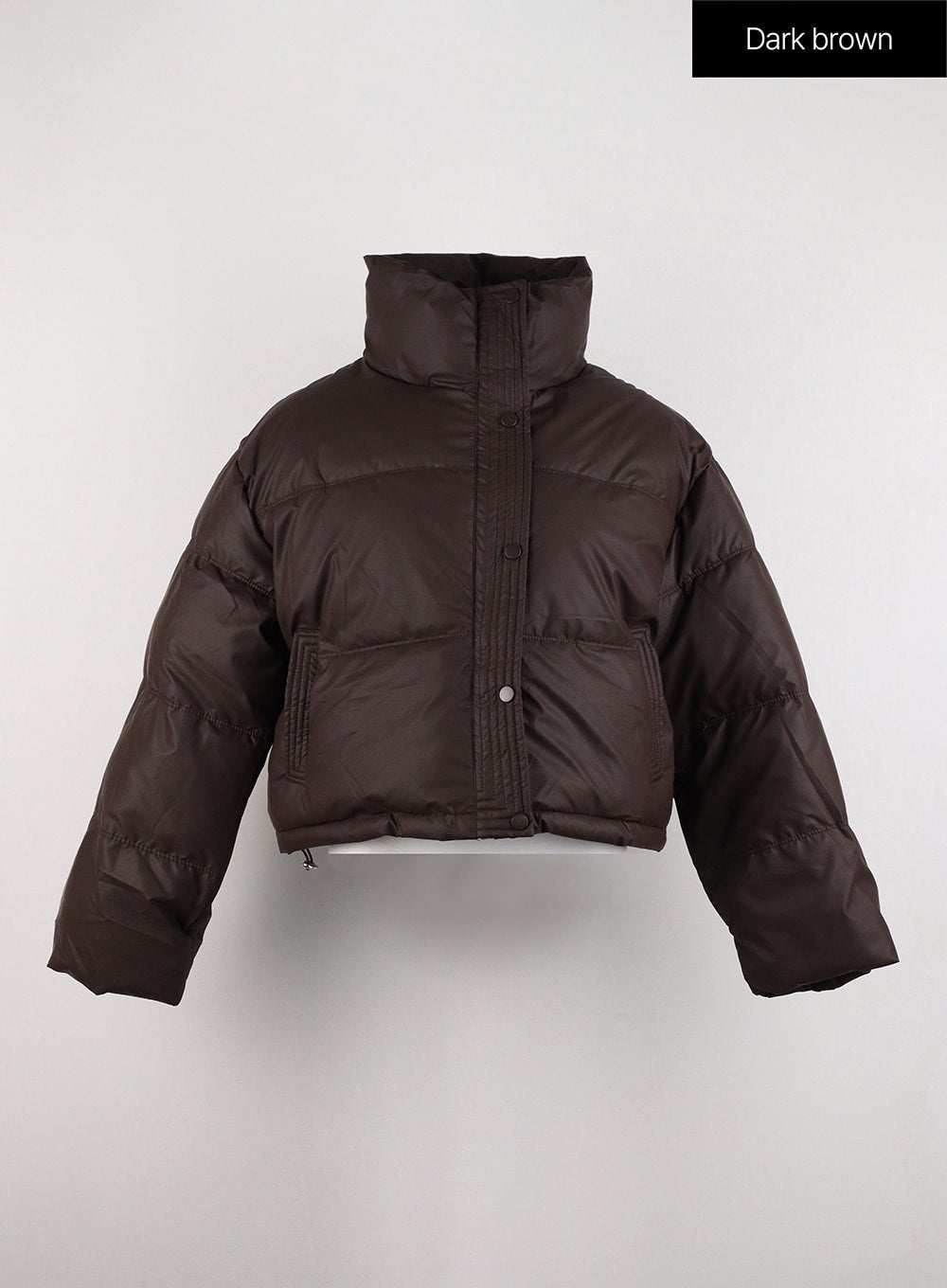 Buttoned Puffer Jacket ID306