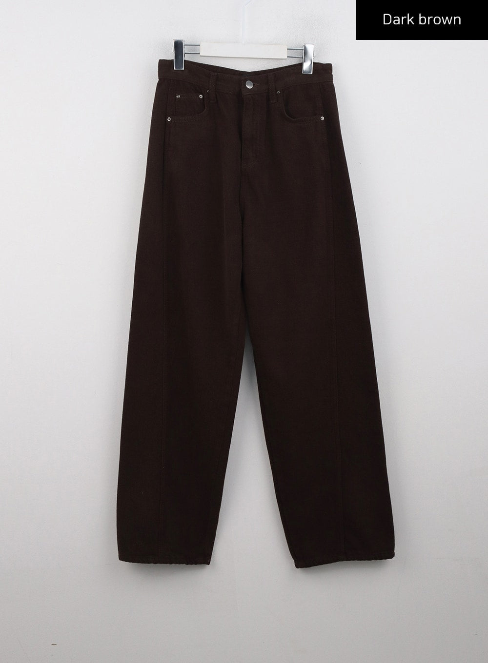 Seamed Texture Cotton Wide Pants CD301