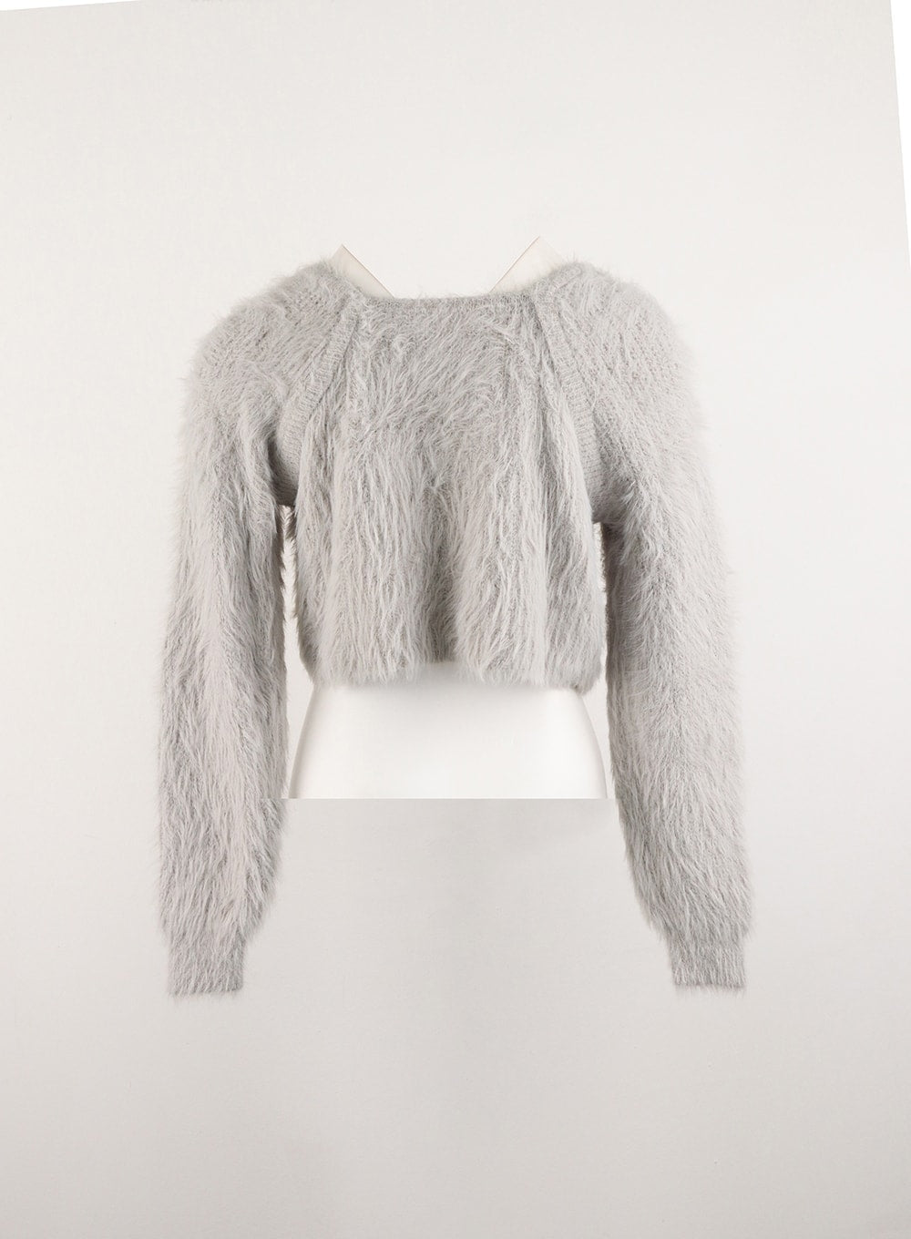 Square Neck Bolero Plush Sweater OD313